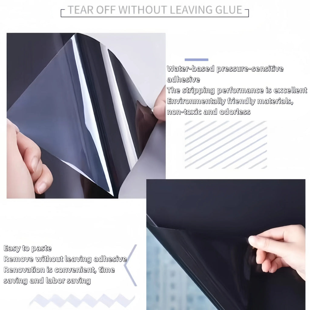 Frosted Window Privacy Film | Static Cling