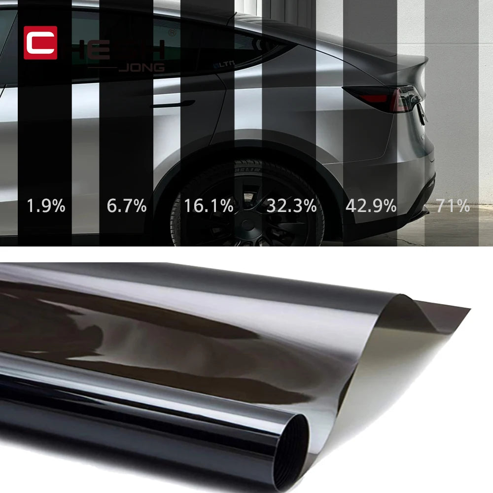 Professional Window Tint Film | VLT 1%-50% | UV Sun Shade